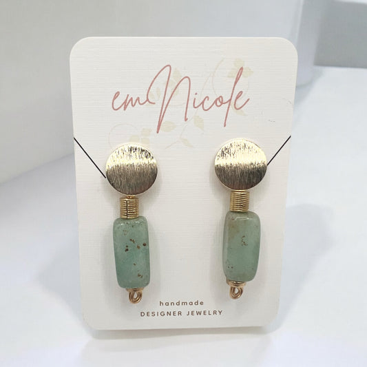 Tranquil Jade- Earrings